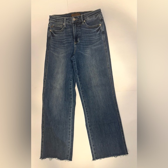 Judy Blue Denim - Judy Blue Mid Rise Tummy Control Vintage Straight Denim Jeans Women’s Size 5/27